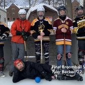 Final Broomball season - Tyler Becker