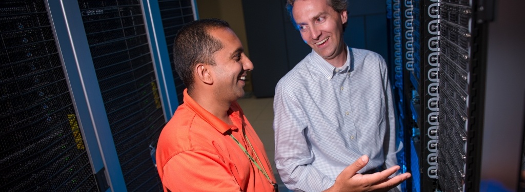 Grad students in Dr. Soner Onder's Cluster Computing Lab