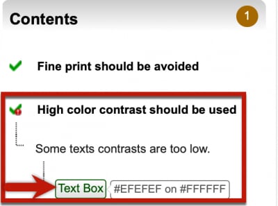 Grackle Slide contrast error