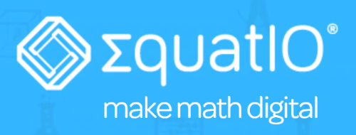 EquatIO logo make math digital.