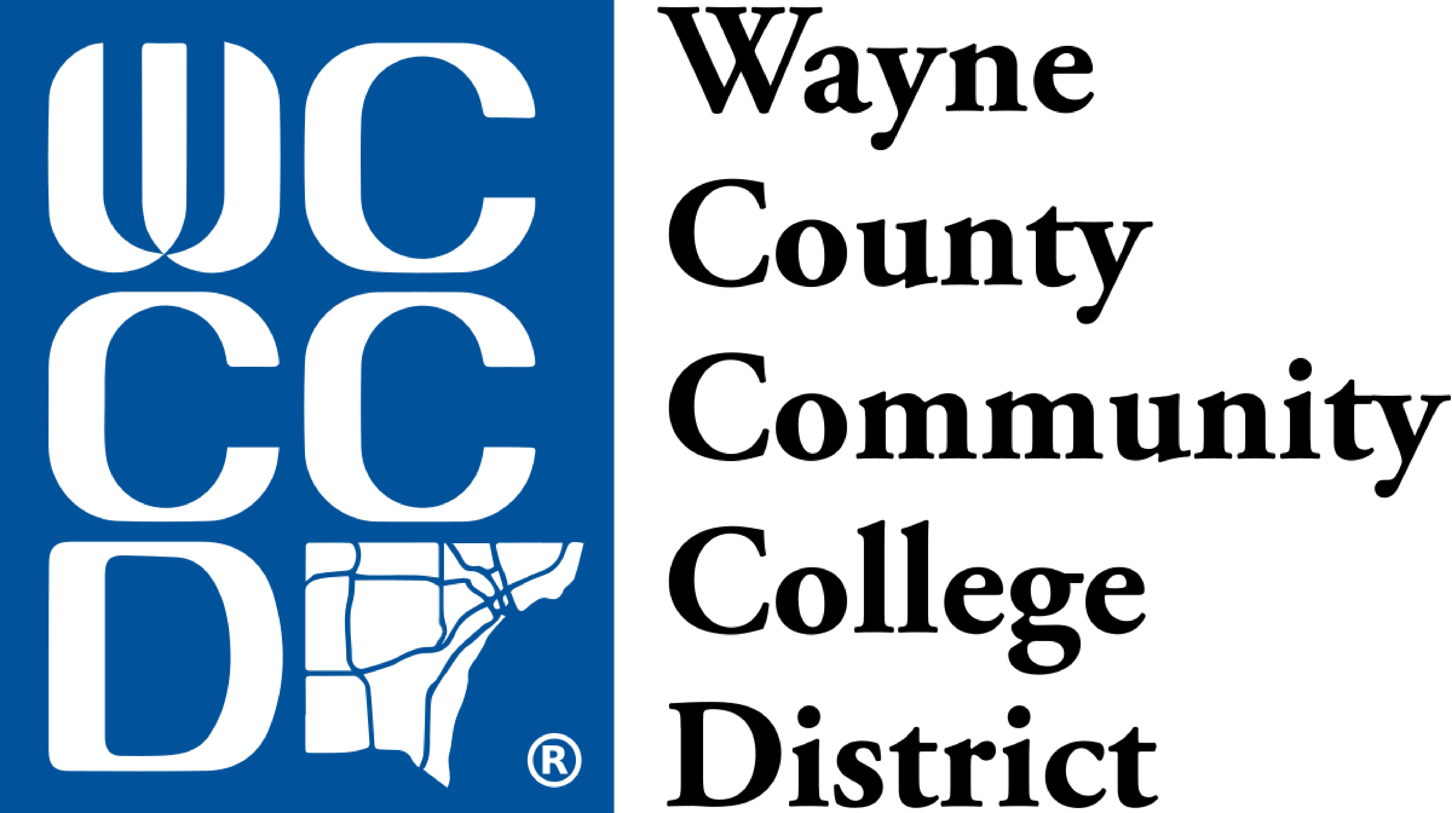 Wayne County Community College District logo.