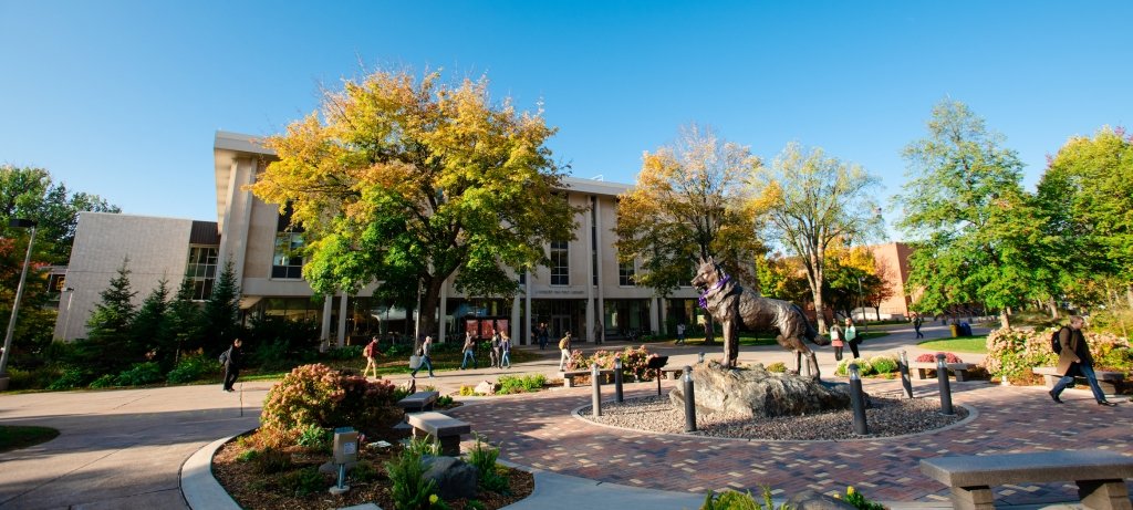 Campus of Michigan Tech.