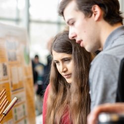 Senior Design students at Design Expo.