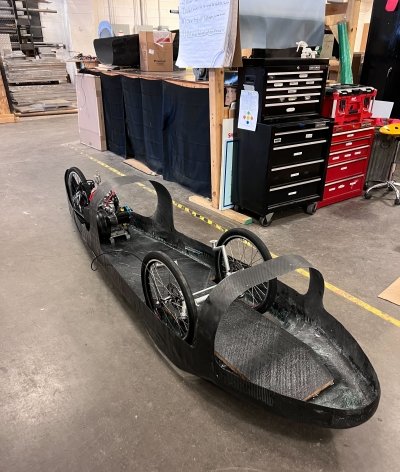 SSE vehicle in the middle of manufacturing