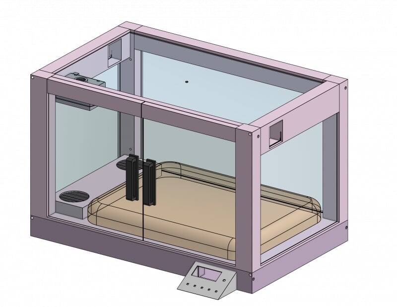 Infant Incubator CAD, developed by Zoe Haase and Marissa Lopez