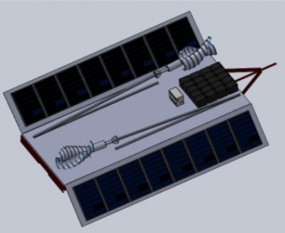 Concept CAD design of renewable energy mission module