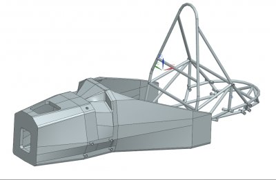 Hybrid Monocoque Chassis