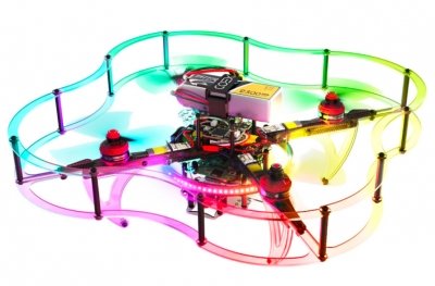Image of multi-color drone