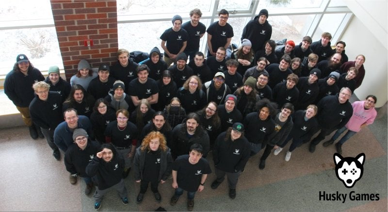 Husky Game Development Team Photo