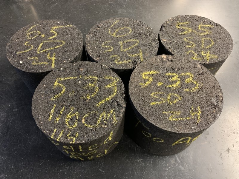 Rubber Tire Asphalt Design Project Photo