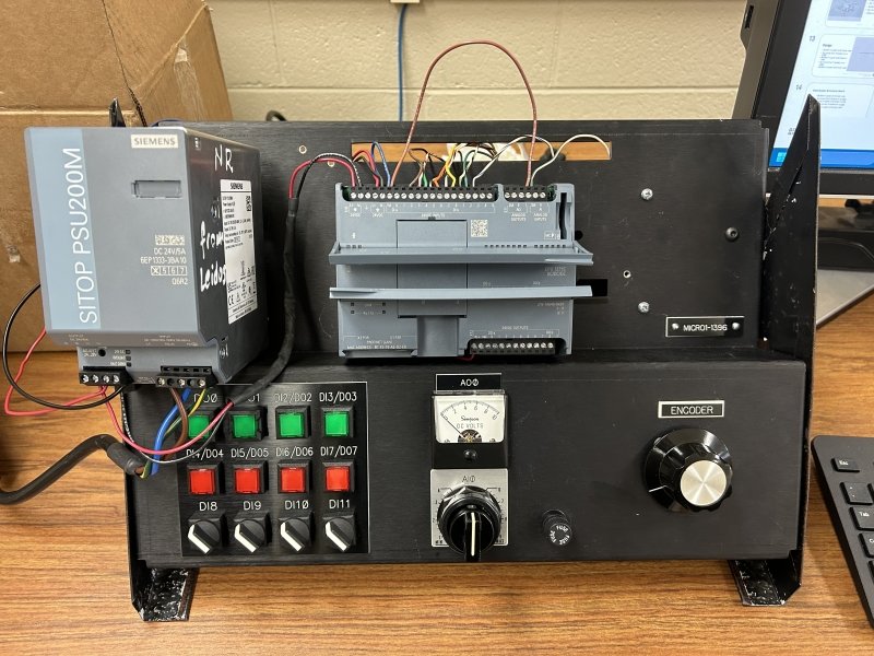 Siemens Programmable Logic Controller Trainer Kit Project Photo