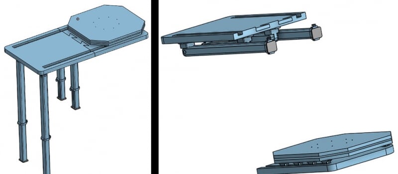 3D Model of AutoSlide Portable Mobility Assistance Device