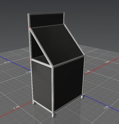 3D Model of Kiosk
