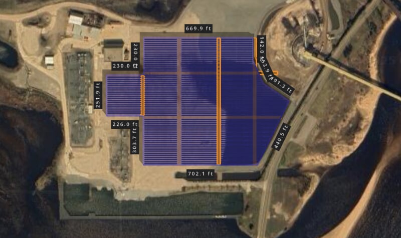 Solar Field Layout, Luke Leslie