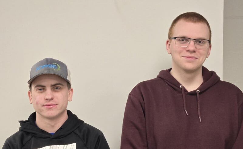 Team Members Ian Waite and Tanner Walrath