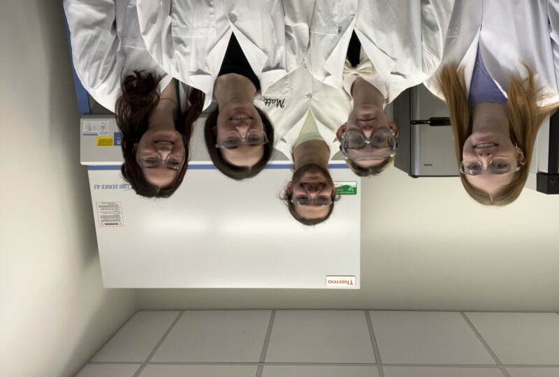 Team photo of the senior design team members