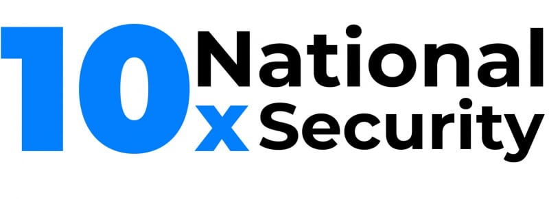 10X National Security Logo 10X National Security Logo