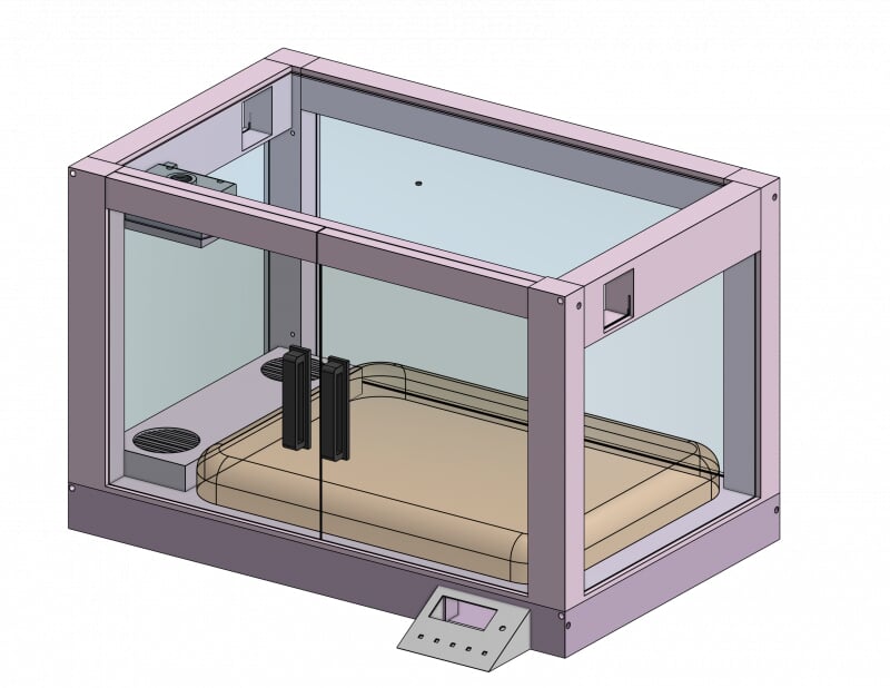 Infant Incubator CAD, developed by Zoe Haase and Marissa Lopez