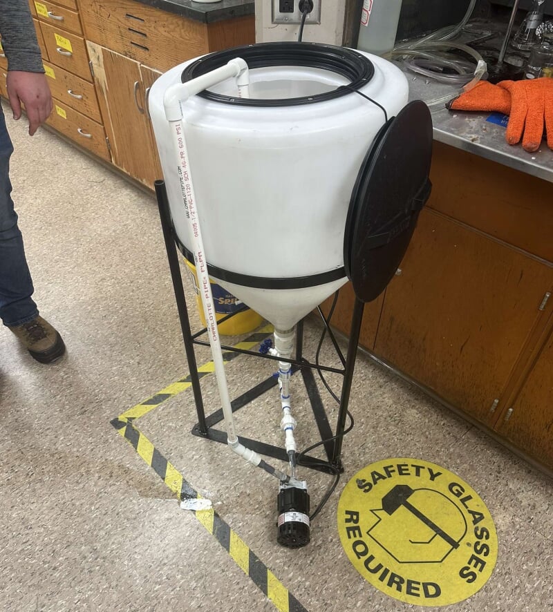 Clean Diesel Pilot Skid (Credit: Kevin Johnson)