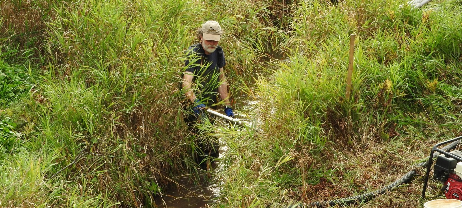 Stream restoration work
