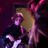 Jan Jam featuring students playing the guitar