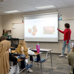 Students in Spanish Class