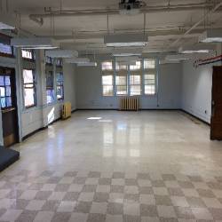 ROTC Classroom empty room before, facing room