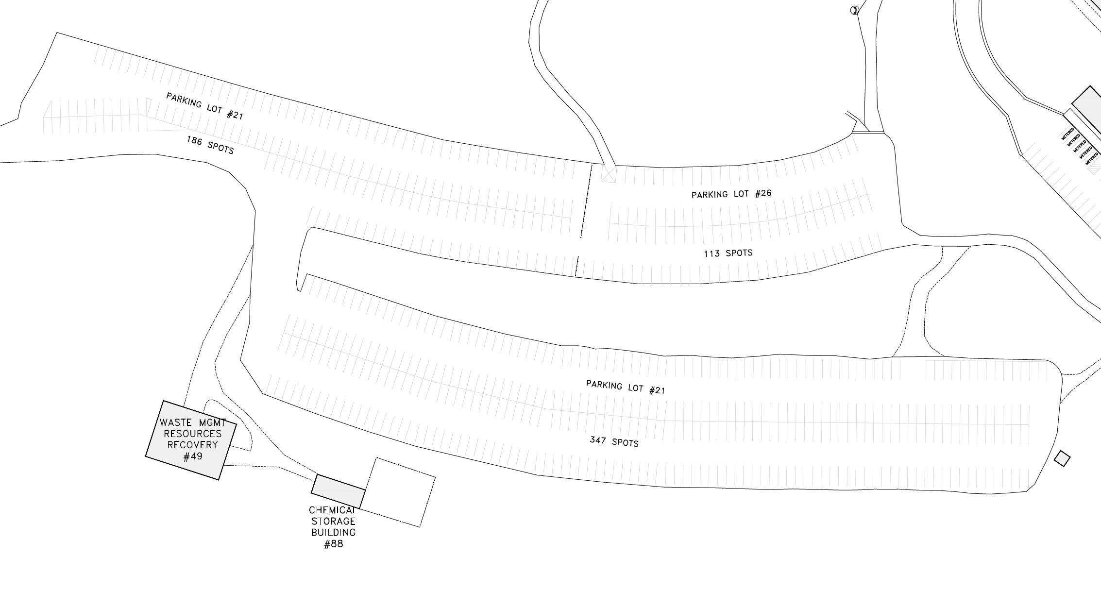 MTU Parking Lots Seal & Stripe