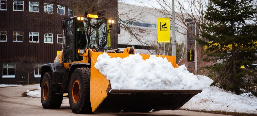 Snow Removal on Campus