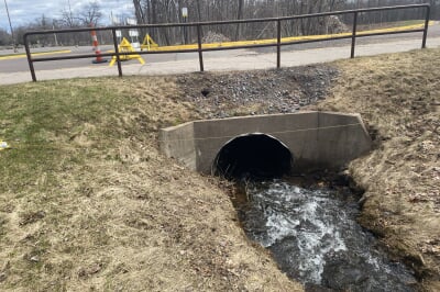 Before SDC Access Drive Culvert Replacement - Before