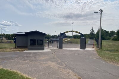 After Sherman Field Ticket Booth and Archway - After