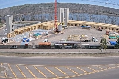 East Hall work in progress - April 2024