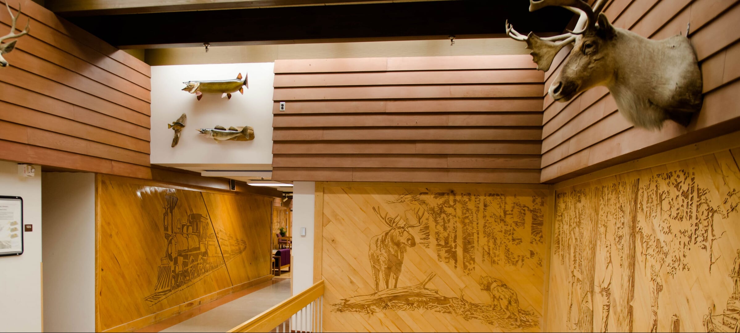A view of the gallery.
