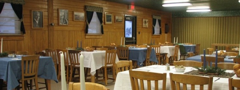 The dining room at the Ford Center.