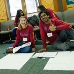 Students at the LeaderShape program.