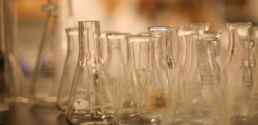 Empty beakers.