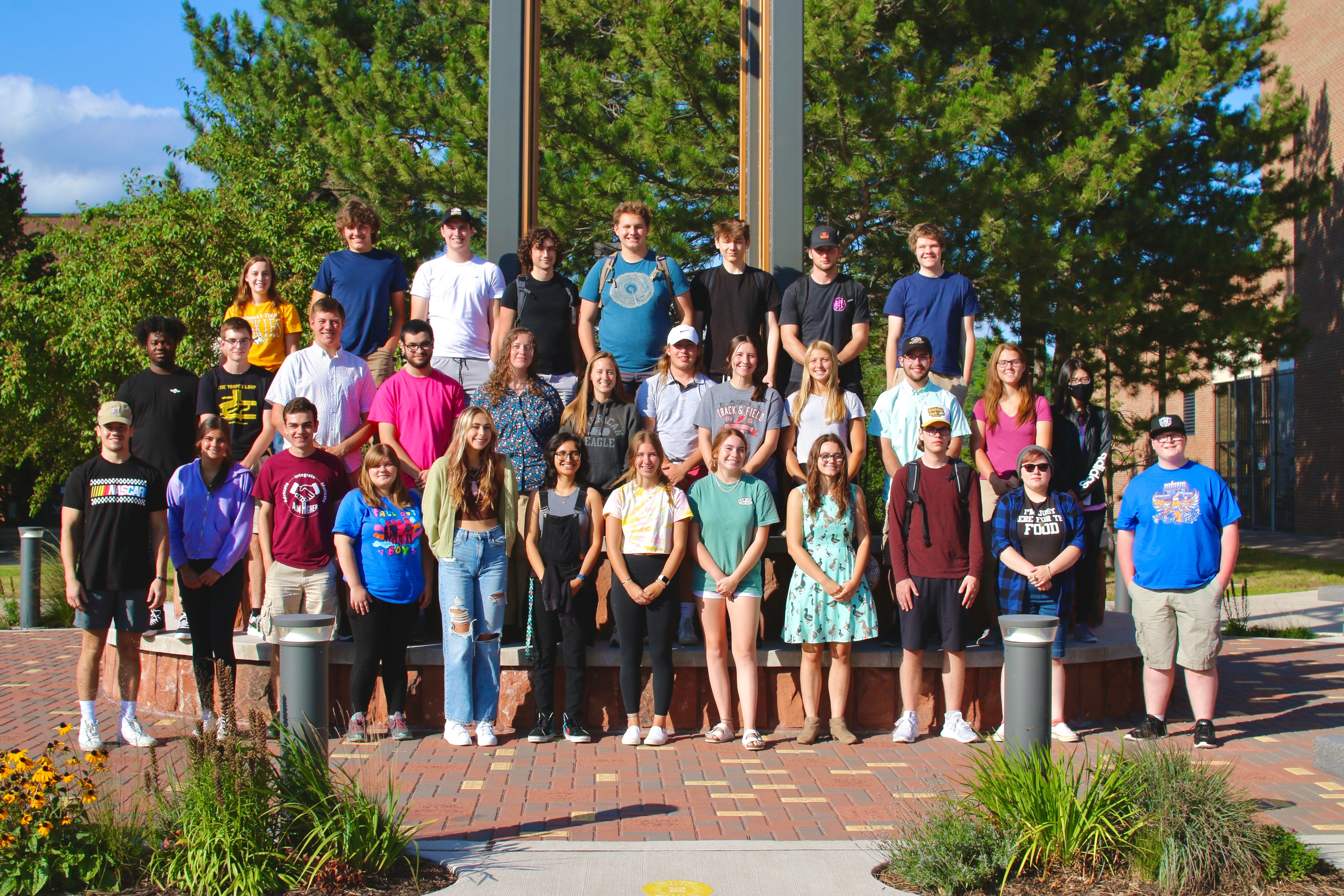 a group photo of students