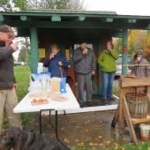 people drinking cider