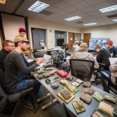 Geological Engineering students in classroom