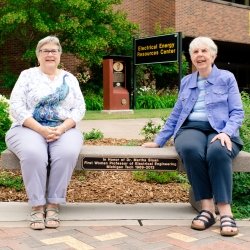 Jane Laird '68 and Dr. Martha Sloan