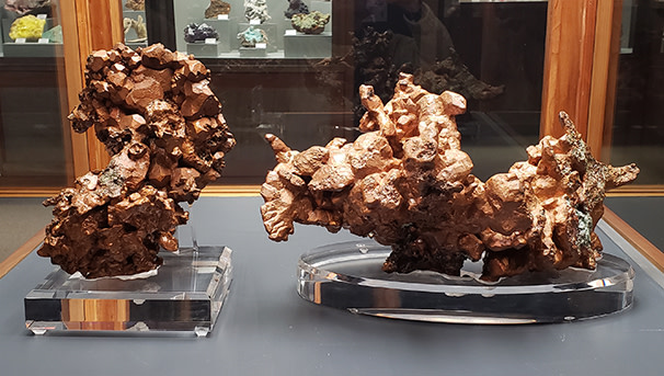 Two copper specimens