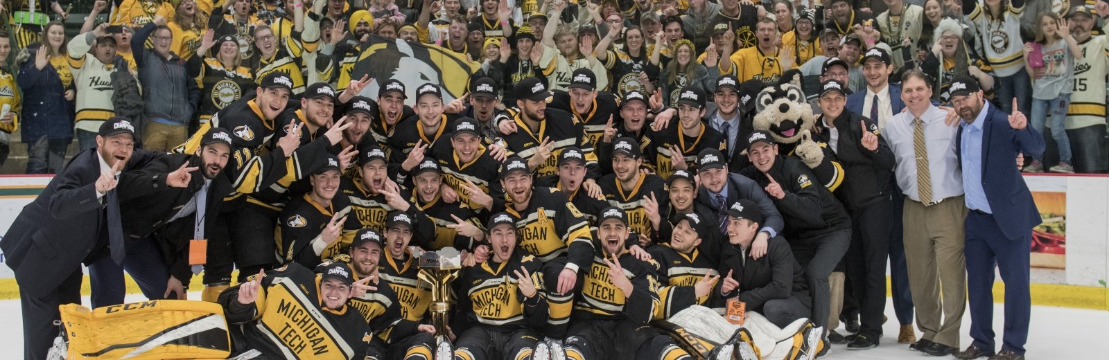 WCHA Champions: Michigan Tech hockey