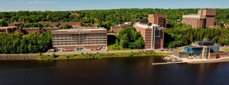 Michigan Tech's campus.