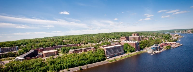 Michigan Tech's campus.