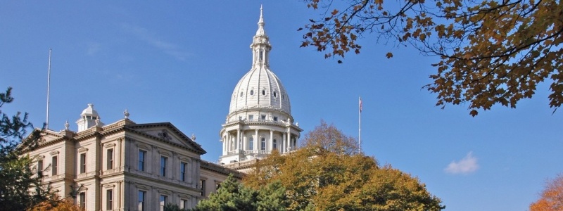 Capital building in Lansing.