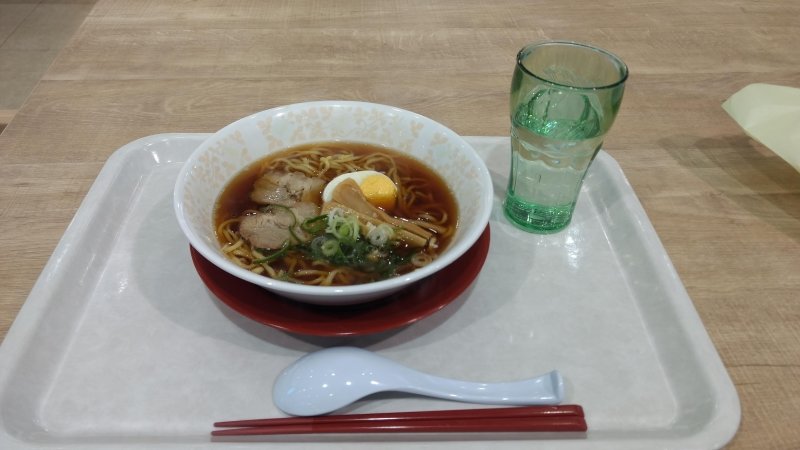 An example of a meal served in SINTOKOGIO guest accommodation: a bowl of noodles. 