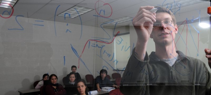 writing math formulas on clear plexiglass