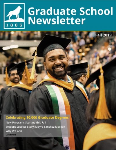 Fall 2019 Graduate School Newsletter Cover Image