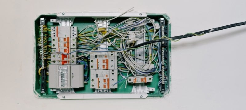 Electrical inner workings of a device.