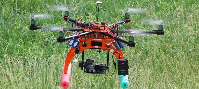 A drone in flight